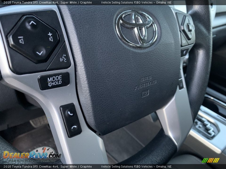 2018 Toyota Tundra SR5 CrewMax 4x4 Super White / Graphite Photo #19