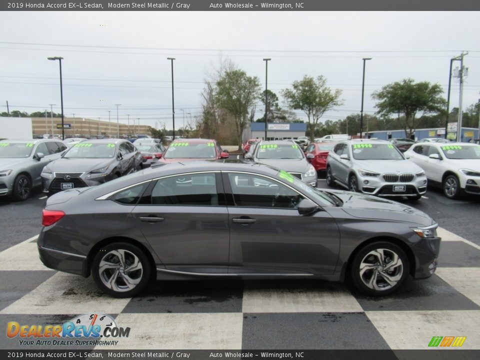 2019 Honda Accord EX-L Sedan Modern Steel Metallic / Gray Photo #3