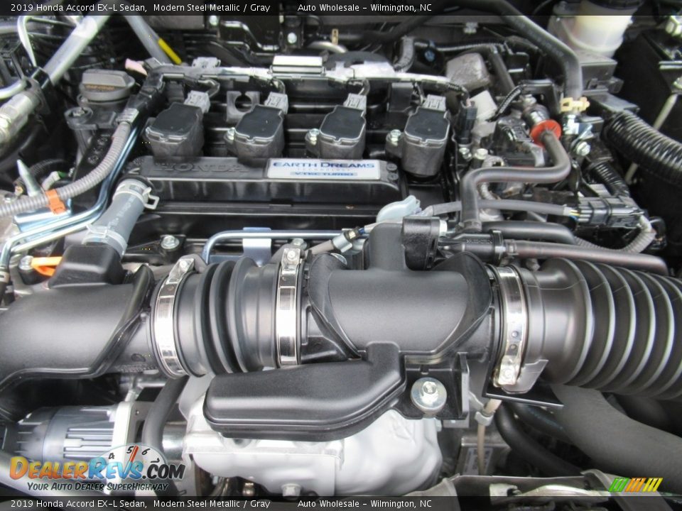 2019 Honda Accord EX-L Sedan Modern Steel Metallic / Gray Photo #6