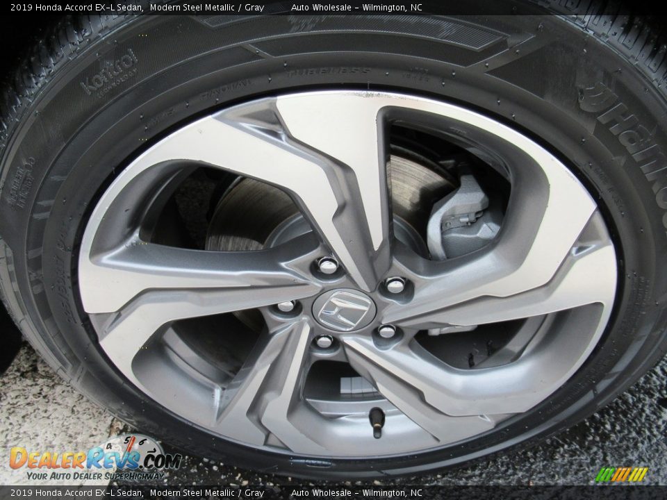 2019 Honda Accord EX-L Sedan Modern Steel Metallic / Gray Photo #7