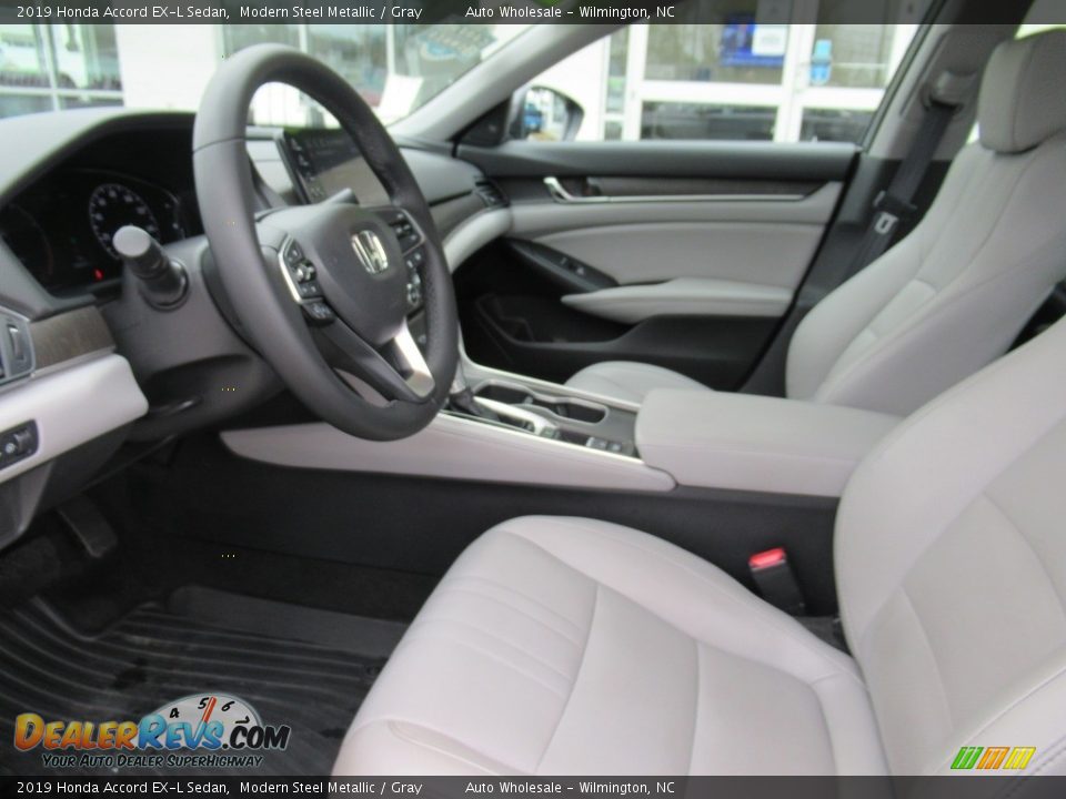 2019 Honda Accord EX-L Sedan Modern Steel Metallic / Gray Photo #10