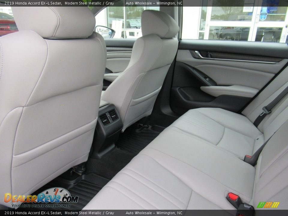 2019 Honda Accord EX-L Sedan Modern Steel Metallic / Gray Photo #11