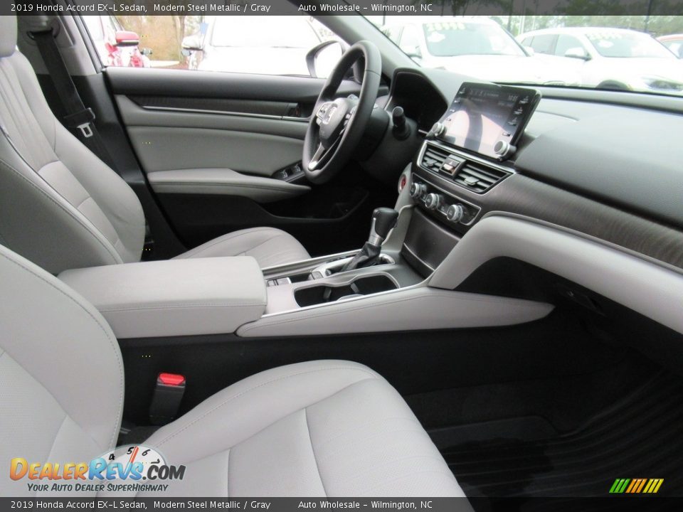 2019 Honda Accord EX-L Sedan Modern Steel Metallic / Gray Photo #12