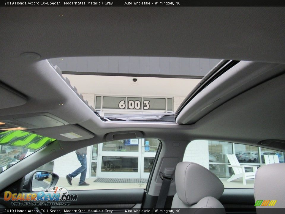 2019 Honda Accord EX-L Sedan Modern Steel Metallic / Gray Photo #14