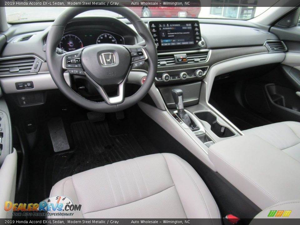 2019 Honda Accord EX-L Sedan Modern Steel Metallic / Gray Photo #15