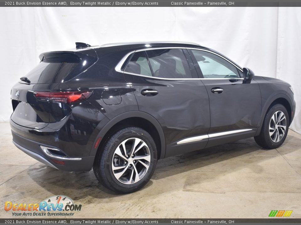 2021 Buick Envision Essence AWD Ebony Twilight Metallic / Ebony w/Ebony Accents Photo #2