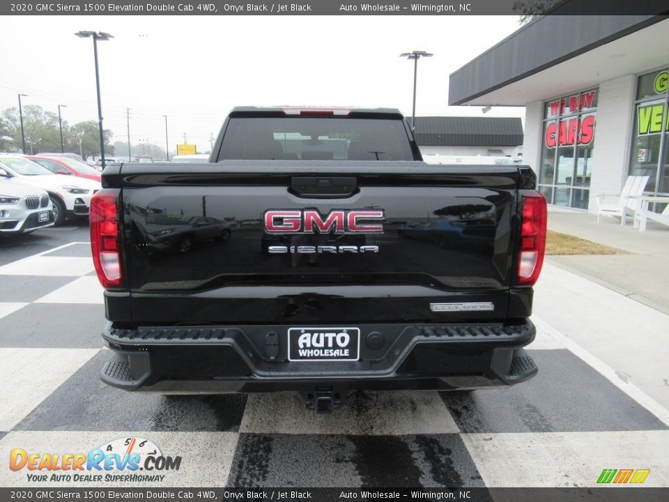 2020 GMC Sierra 1500 Elevation Double Cab 4WD Onyx Black / Jet Black Photo #4