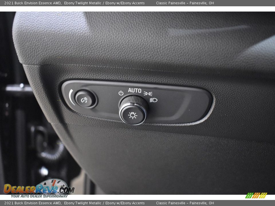 2021 Buick Envision Essence AWD Ebony Twilight Metallic / Ebony w/Ebony Accents Photo #9