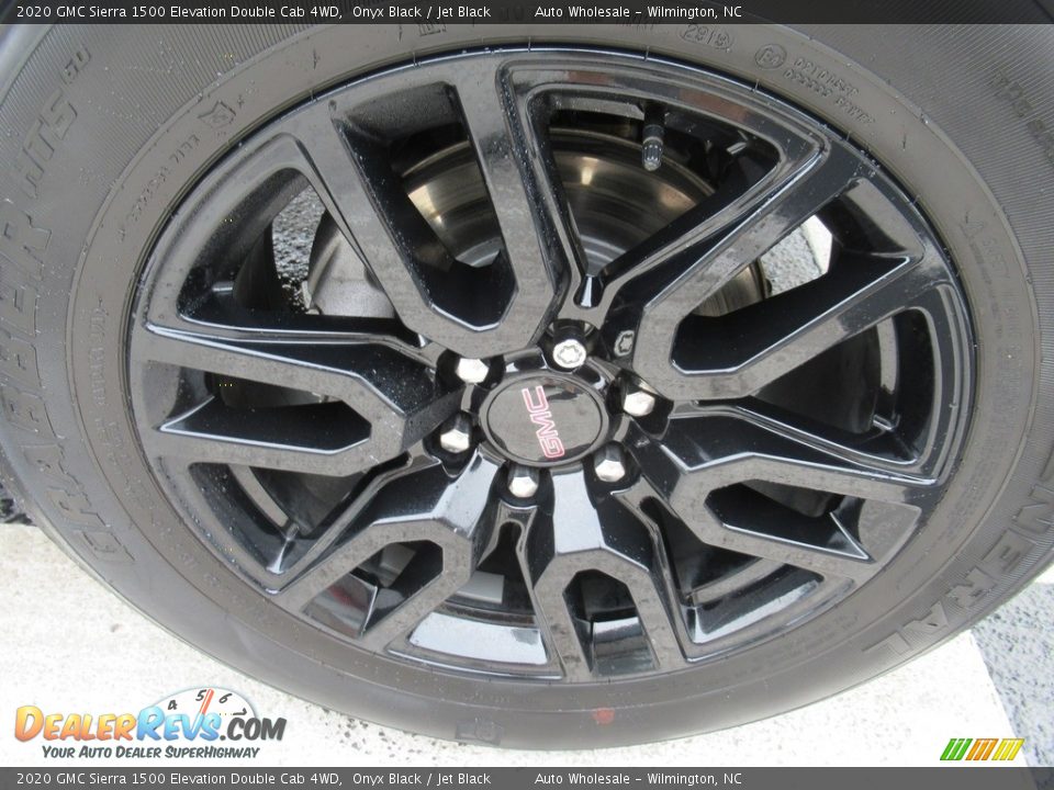 2020 GMC Sierra 1500 Elevation Double Cab 4WD Onyx Black / Jet Black Photo #7