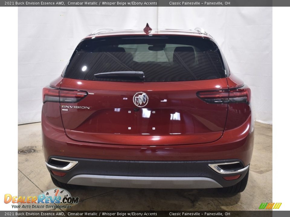 2021 Buick Envision Essence AWD Cinnabar Metallic / Whisper Beige w/Ebony Accents Photo #3