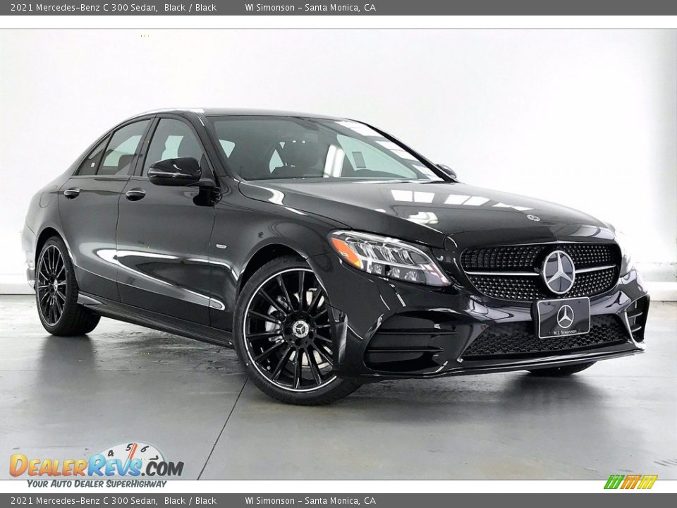 2021 Mercedes-Benz C 300 Sedan Black / Black Photo #12