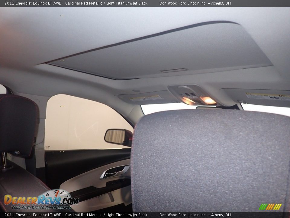 2011 Chevrolet Equinox LT AWD Cardinal Red Metallic / Light Titanium/Jet Black Photo #2