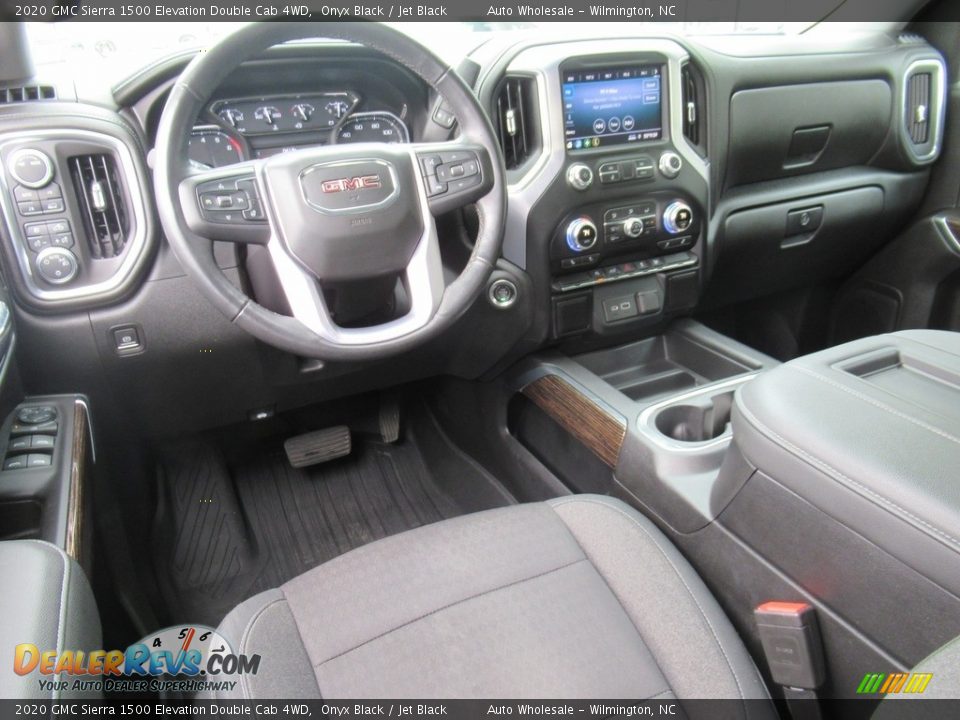 2020 GMC Sierra 1500 Elevation Double Cab 4WD Onyx Black / Jet Black Photo #14