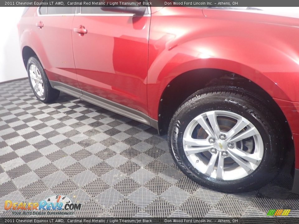 2011 Chevrolet Equinox LT AWD Cardinal Red Metallic / Light Titanium/Jet Black Photo #4