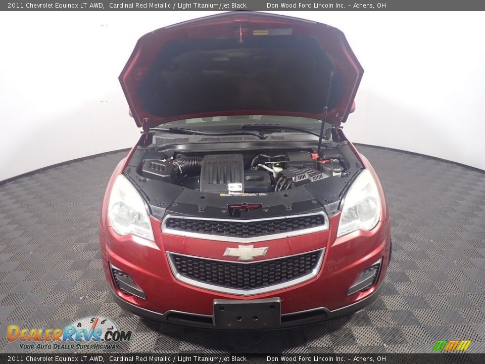2011 Chevrolet Equinox LT AWD Cardinal Red Metallic / Light Titanium/Jet Black Photo #6