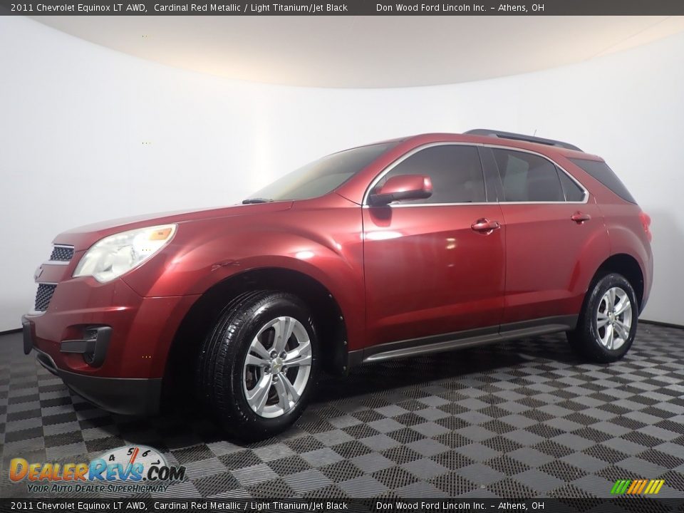 2011 Chevrolet Equinox LT AWD Cardinal Red Metallic / Light Titanium/Jet Black Photo #8