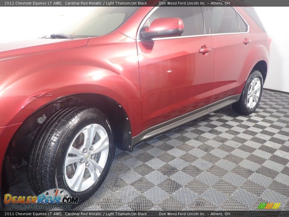 2011 Chevrolet Equinox LT AWD Cardinal Red Metallic / Light Titanium/Jet Black Photo #10