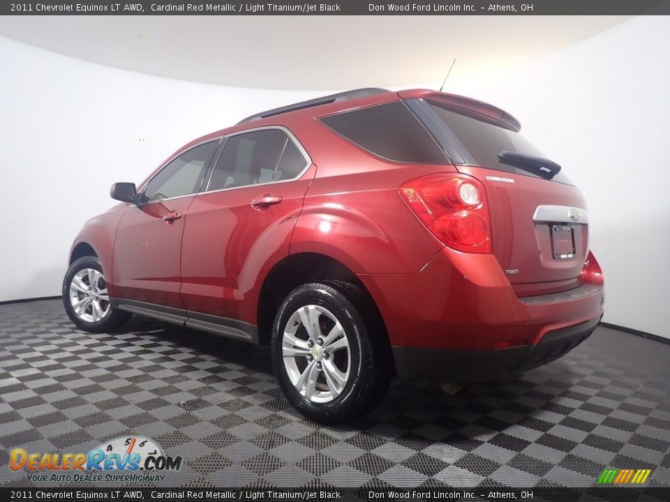 2011 Chevrolet Equinox LT AWD Cardinal Red Metallic / Light Titanium/Jet Black Photo #11