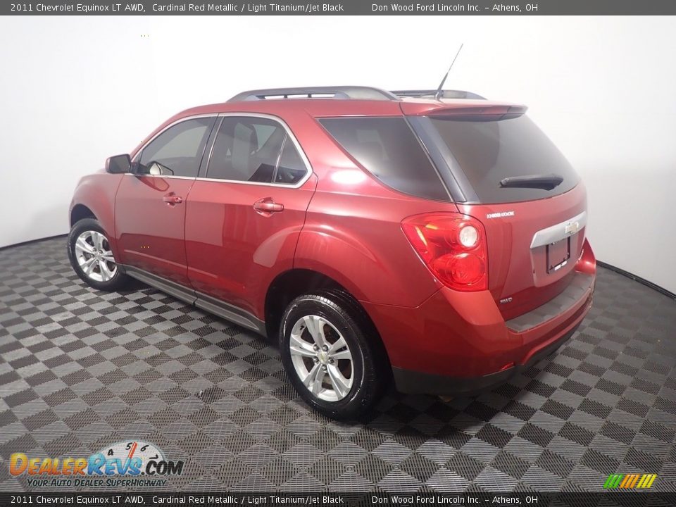 2011 Chevrolet Equinox LT AWD Cardinal Red Metallic / Light Titanium/Jet Black Photo #12