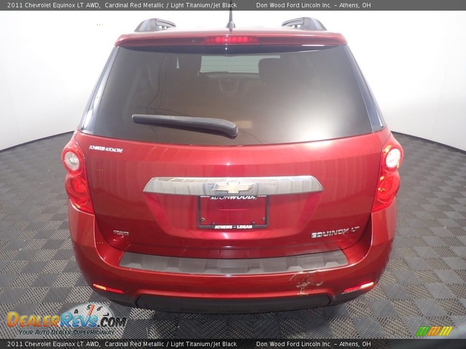 2011 Chevrolet Equinox LT AWD Cardinal Red Metallic / Light Titanium/Jet Black Photo #13