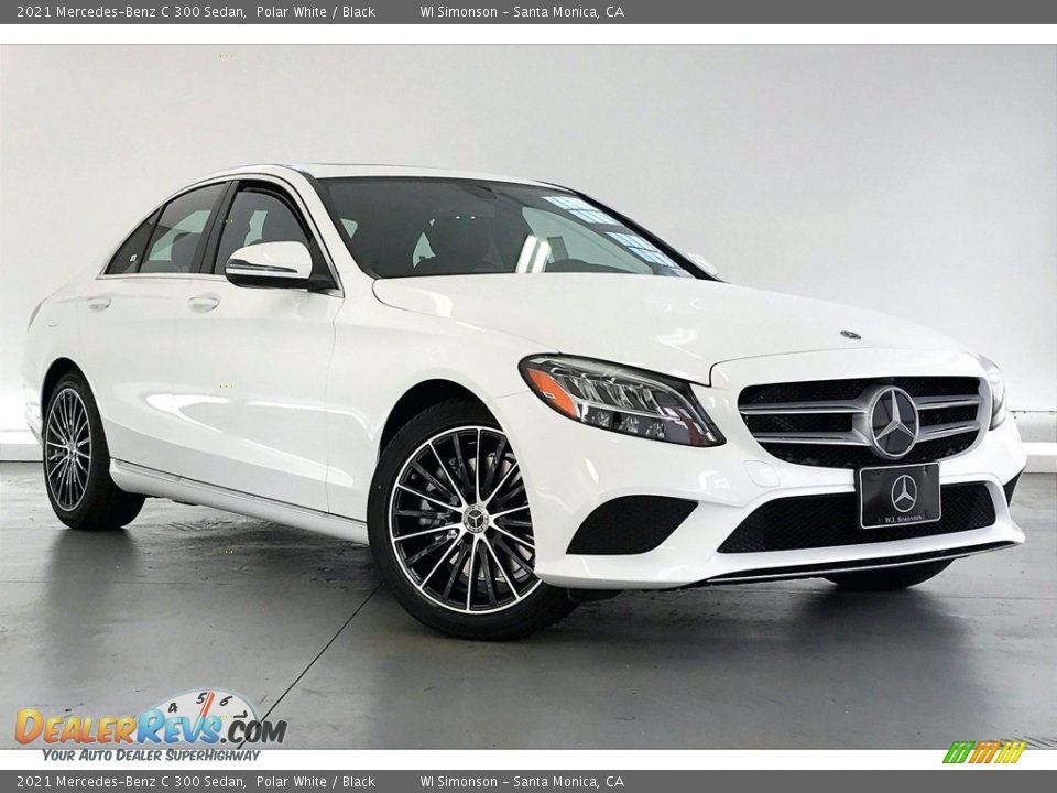 2021 Mercedes-Benz C 300 Sedan Polar White / Black Photo #12