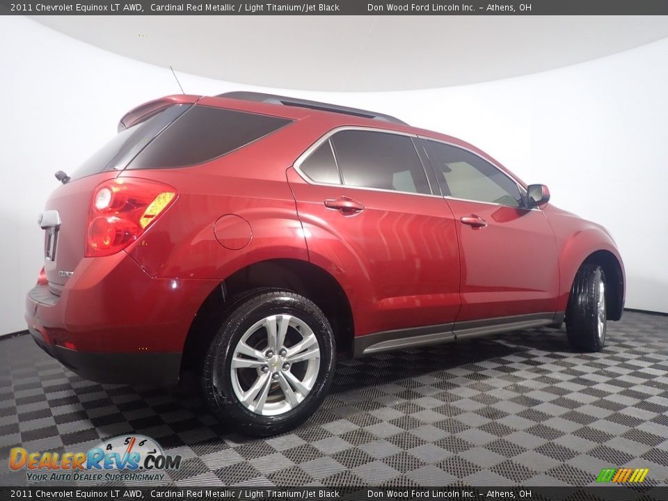 2011 Chevrolet Equinox LT AWD Cardinal Red Metallic / Light Titanium/Jet Black Photo #16