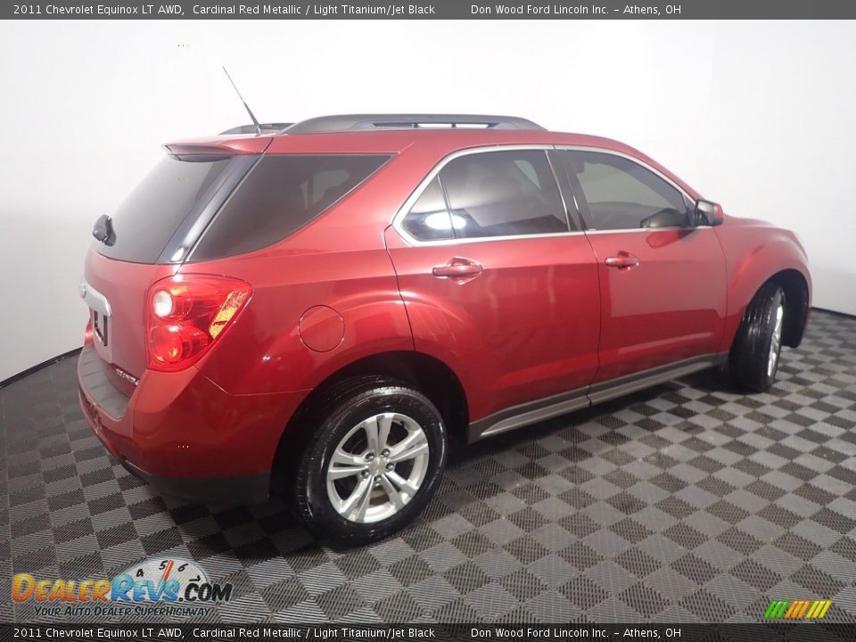 2011 Chevrolet Equinox LT AWD Cardinal Red Metallic / Light Titanium/Jet Black Photo #17