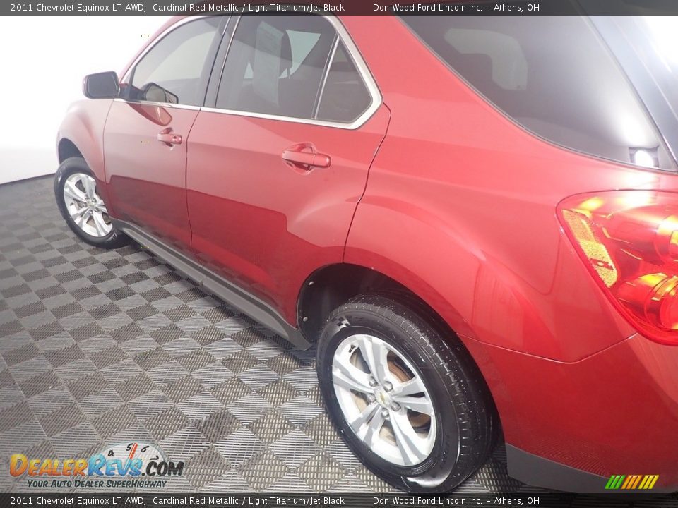 2011 Chevrolet Equinox LT AWD Cardinal Red Metallic / Light Titanium/Jet Black Photo #18