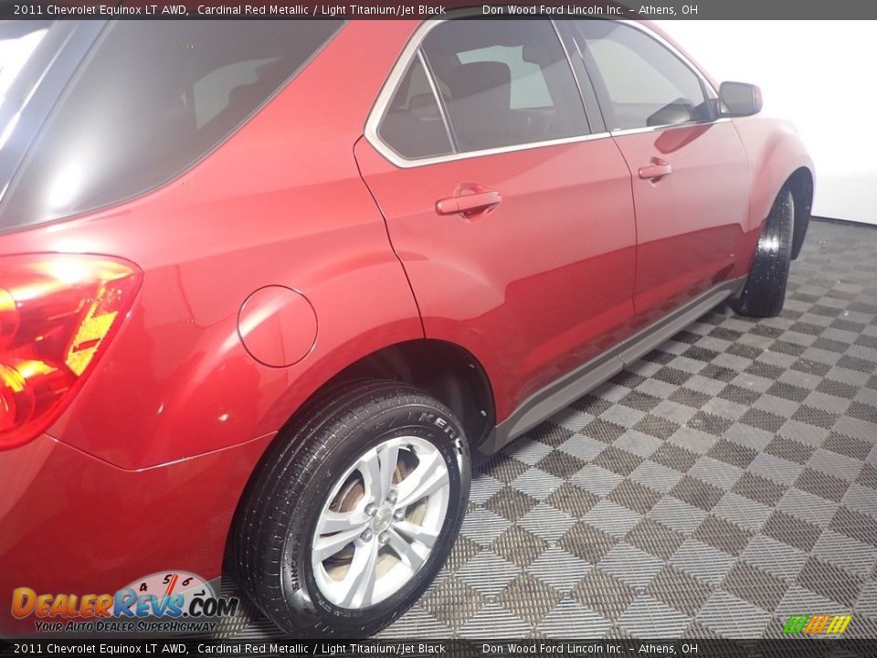 2011 Chevrolet Equinox LT AWD Cardinal Red Metallic / Light Titanium/Jet Black Photo #19