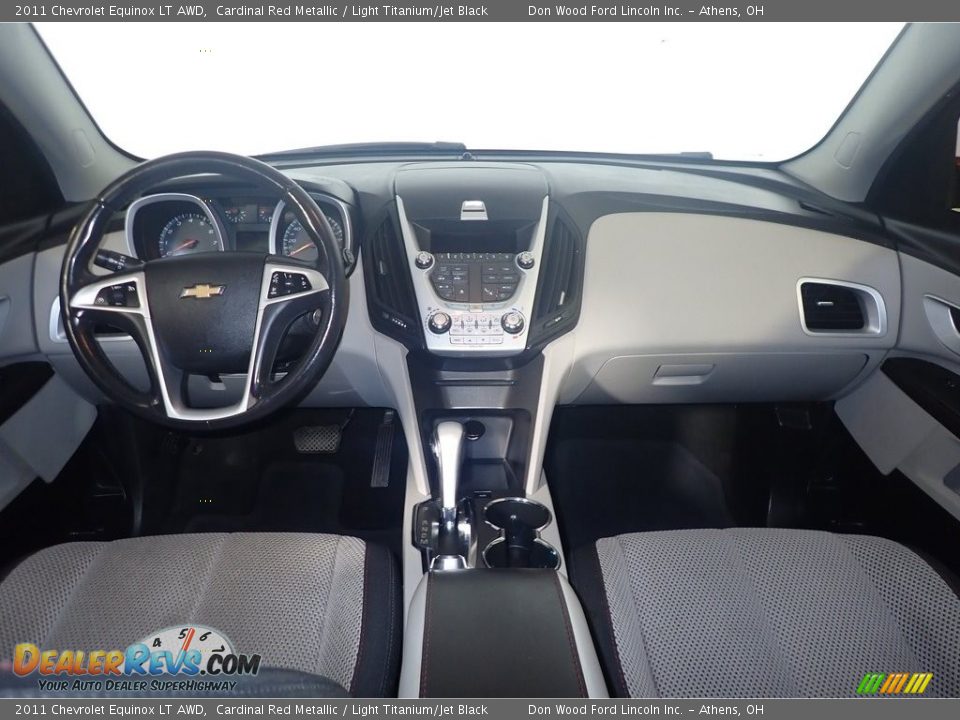 2011 Chevrolet Equinox LT AWD Cardinal Red Metallic / Light Titanium/Jet Black Photo #20