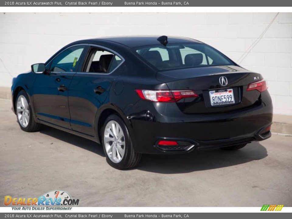 2018 Acura ILX Acurawatch Plus Crystal Black Pearl / Ebony Photo #2