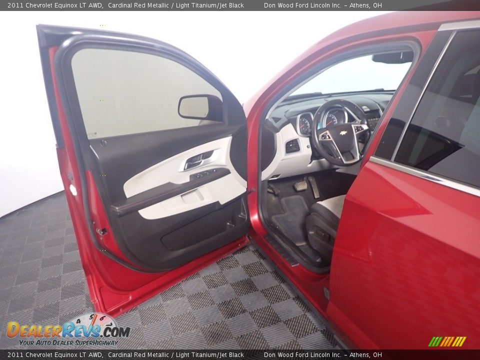2011 Chevrolet Equinox LT AWD Cardinal Red Metallic / Light Titanium/Jet Black Photo #23