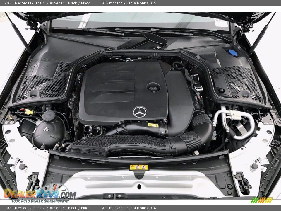 2021 Mercedes-Benz C 300 Sedan Black / Black Photo #8