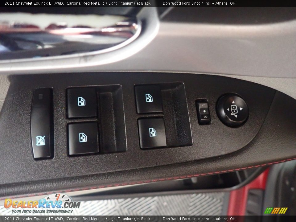 2011 Chevrolet Equinox LT AWD Cardinal Red Metallic / Light Titanium/Jet Black Photo #24