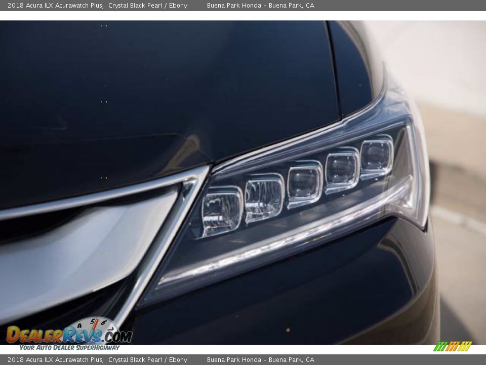 2018 Acura ILX Acurawatch Plus Crystal Black Pearl / Ebony Photo #9