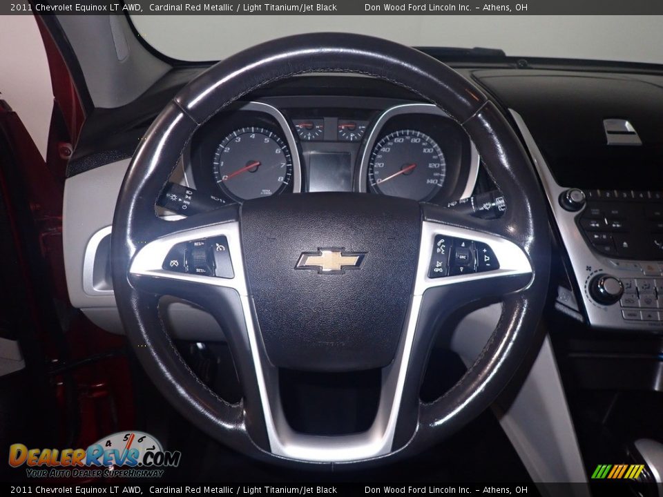 2011 Chevrolet Equinox LT AWD Cardinal Red Metallic / Light Titanium/Jet Black Photo #27