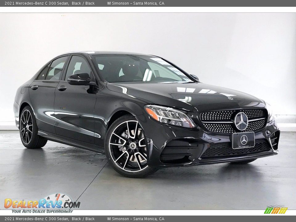 2021 Mercedes-Benz C 300 Sedan Black / Black Photo #12