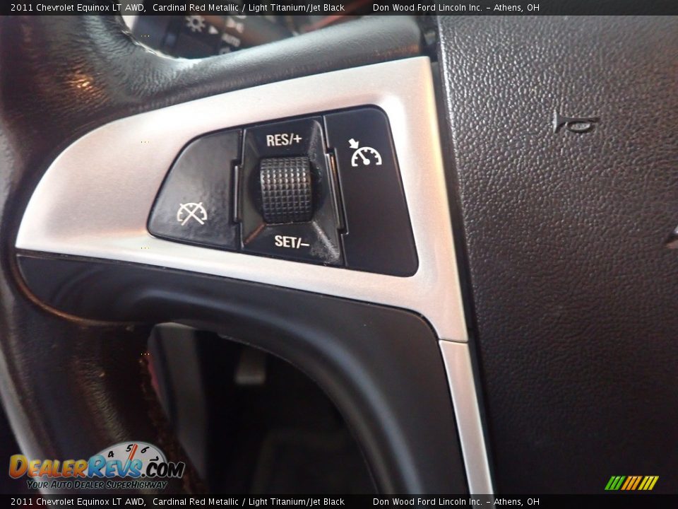 2011 Chevrolet Equinox LT AWD Cardinal Red Metallic / Light Titanium/Jet Black Photo #29