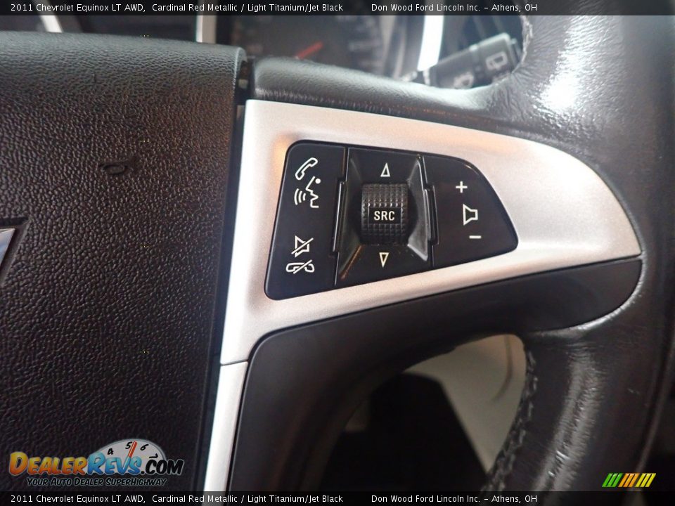 2011 Chevrolet Equinox LT AWD Cardinal Red Metallic / Light Titanium/Jet Black Photo #30