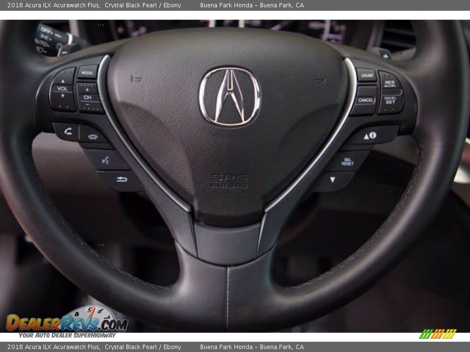 2018 Acura ILX Acurawatch Plus Crystal Black Pearl / Ebony Photo #15