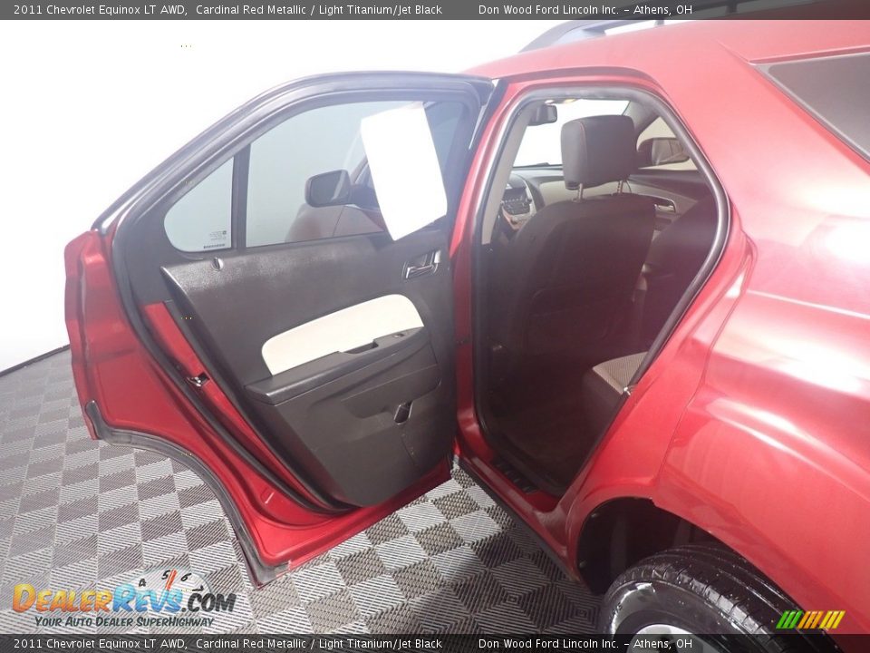 2011 Chevrolet Equinox LT AWD Cardinal Red Metallic / Light Titanium/Jet Black Photo #33