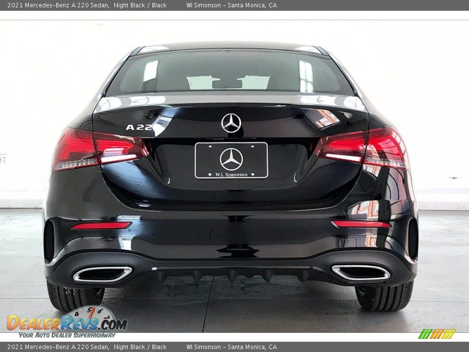 2021 Mercedes-Benz A 220 Sedan Night Black / Black Photo #3