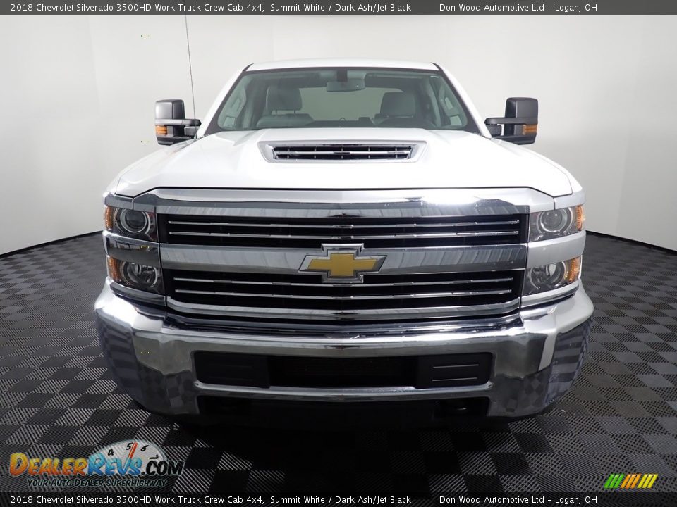 2018 Chevrolet Silverado 3500HD Work Truck Crew Cab 4x4 Summit White / Dark Ash/Jet Black Photo #5