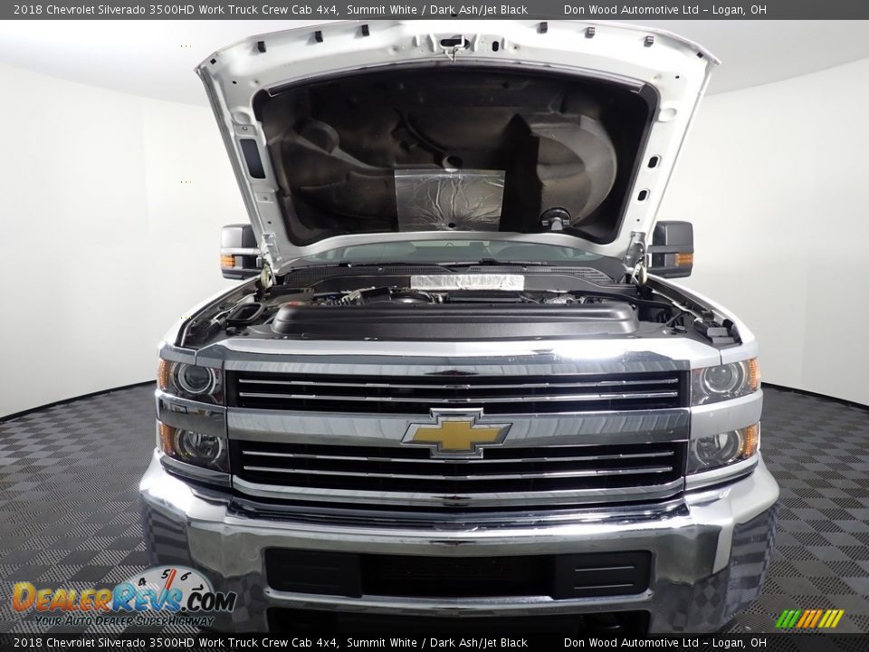 2018 Chevrolet Silverado 3500HD Work Truck Crew Cab 4x4 Summit White / Dark Ash/Jet Black Photo #6