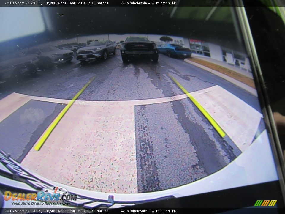 2018 Volvo XC90 T5 Crystal White Pearl Metallic / Charcoal Photo #18