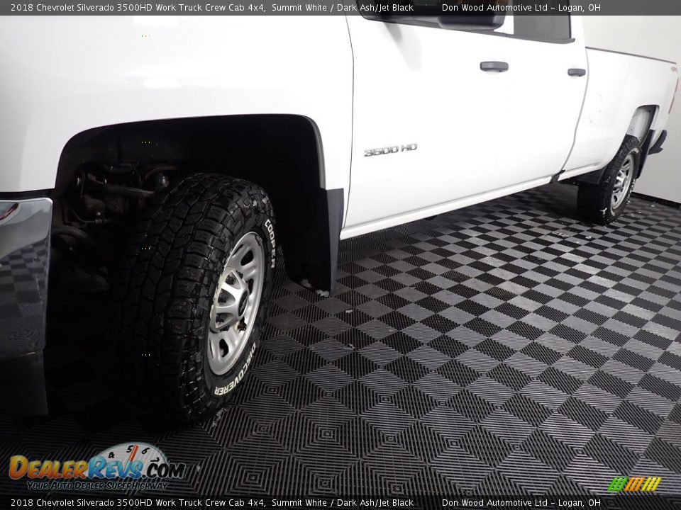 2018 Chevrolet Silverado 3500HD Work Truck Crew Cab 4x4 Summit White / Dark Ash/Jet Black Photo #9