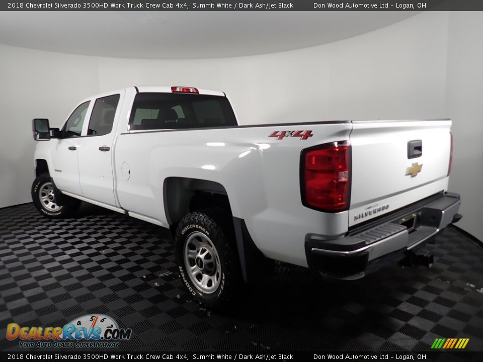 2018 Chevrolet Silverado 3500HD Work Truck Crew Cab 4x4 Summit White / Dark Ash/Jet Black Photo #11