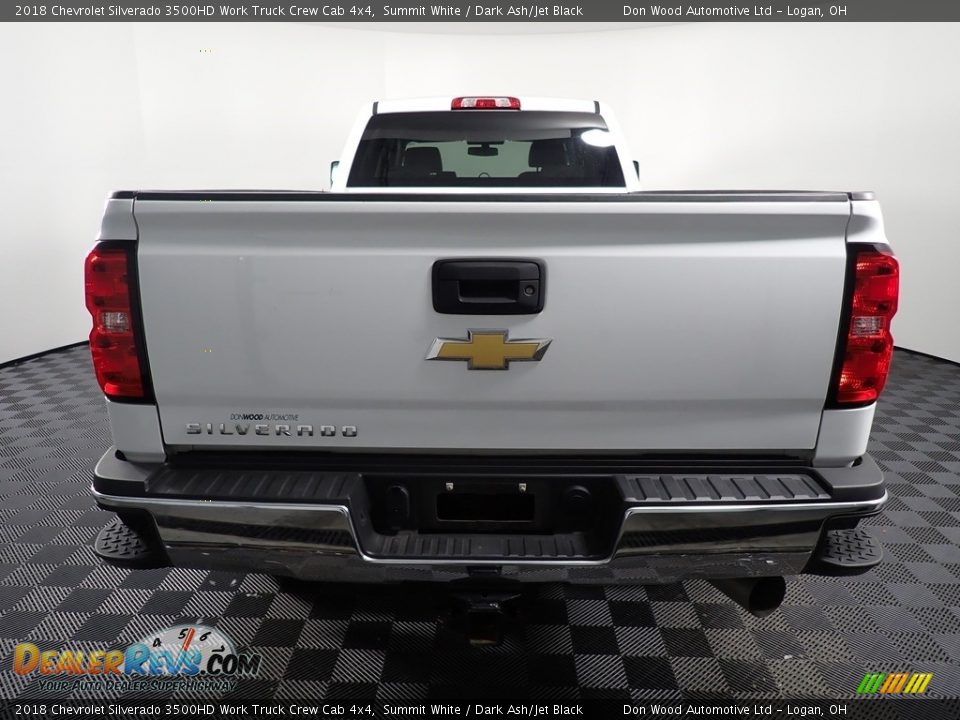 2018 Chevrolet Silverado 3500HD Work Truck Crew Cab 4x4 Summit White / Dark Ash/Jet Black Photo #12