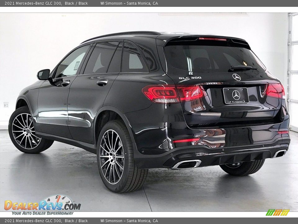 2021 Mercedes-Benz GLC 300 Black / Black Photo #2