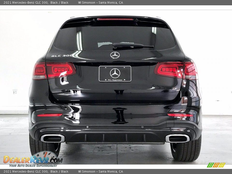 2021 Mercedes-Benz GLC 300 Black / Black Photo #3